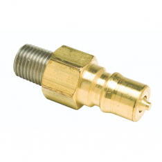 MSA 473501, MALE PLUG ASSEMBLY, WITH 1/4 INCH NPT MALE, FOSTER TYPE, BRASS